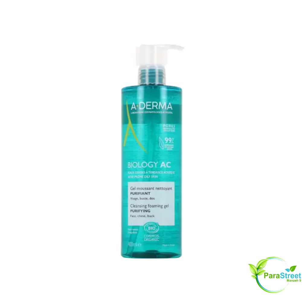 A-DERMA BIOLOGY AC GEL MOUSSANT NETTOYANT PURIFIANT 400ML