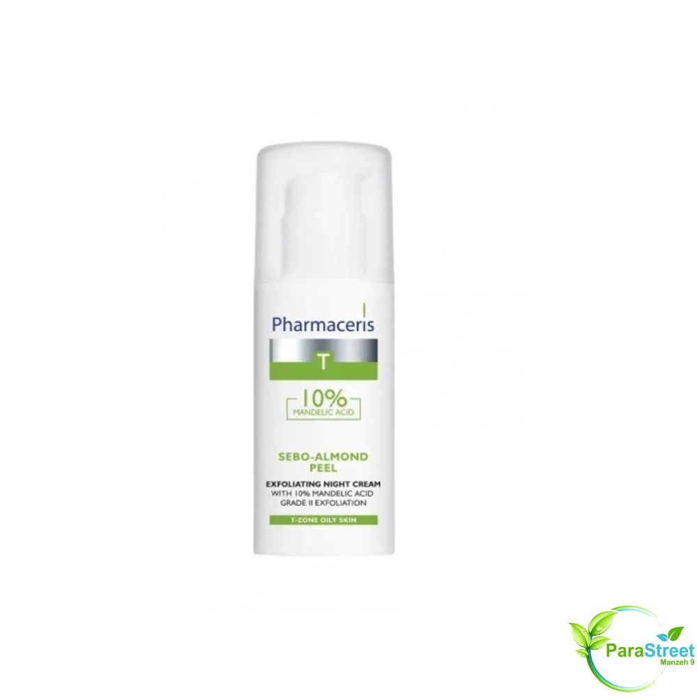 PHARMACERIS T SEBO-ALMOND PEEL CREME DE NUIT EXFOLIANTE 50ML