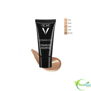 VICHY DERMABLEND FOND DE TEINT FLUID CORRECTEUR 16H TEINTE 35 SAND SPF28 30ML