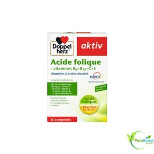 AKTIV ACIDE FOLIQUE VITAMINES B+C+E 30 COMPRIMES