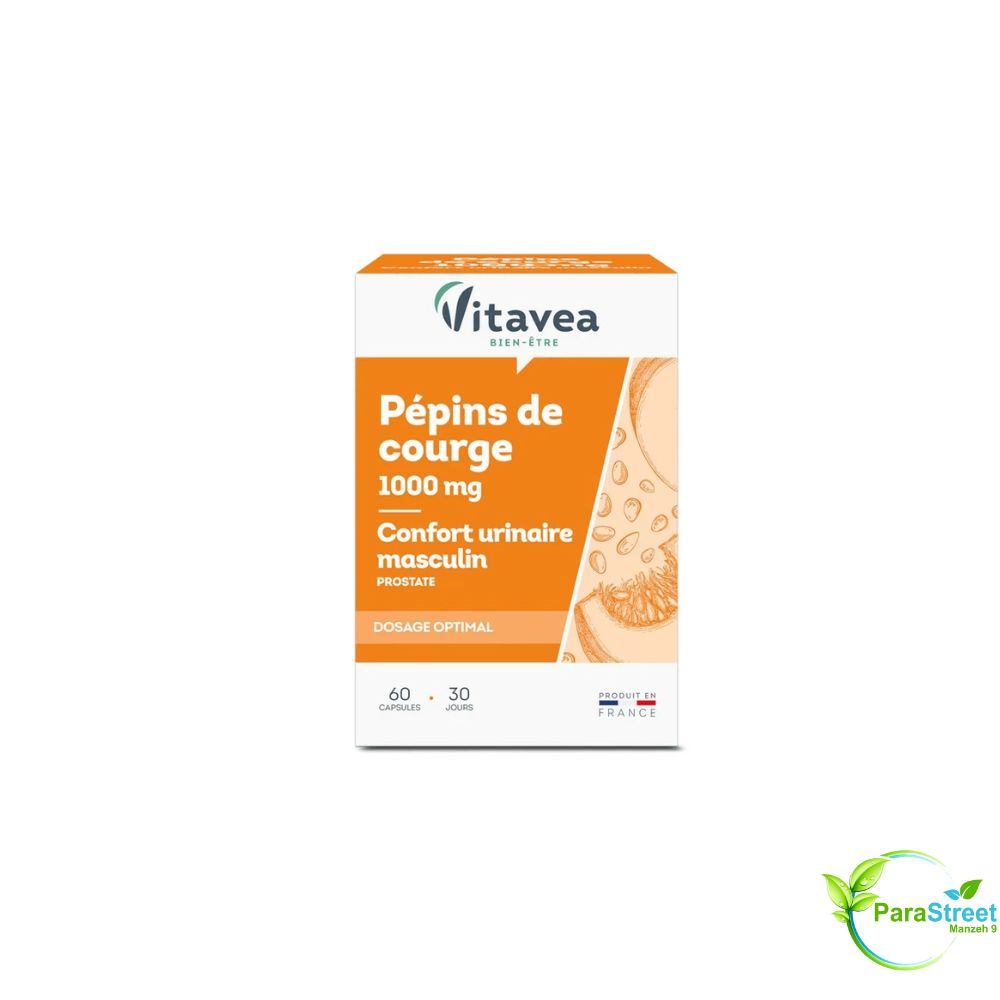VITAVEA PEPINS DE COURGE 1000MG 60 CAPSULES