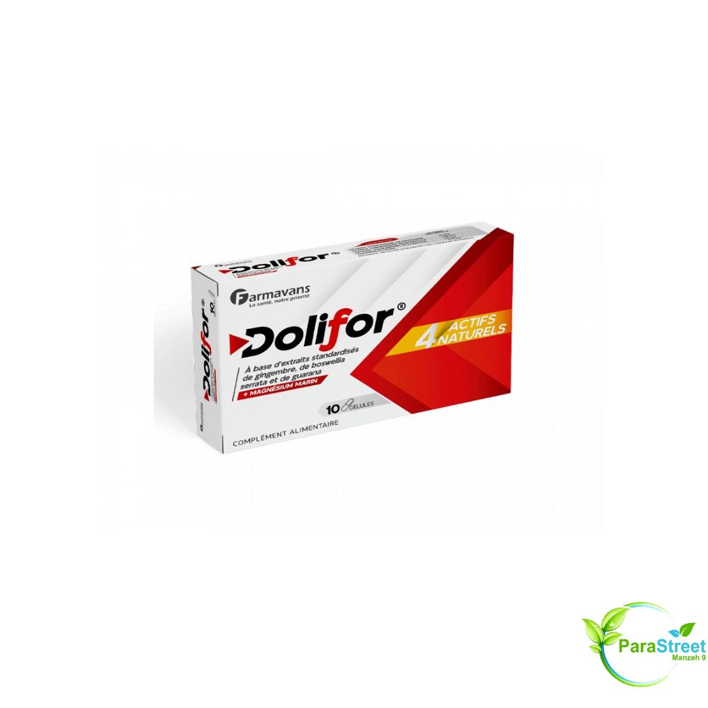 FARMAVANS DOLIFOR 4 ACTIFS NATURELS 10 GELULES