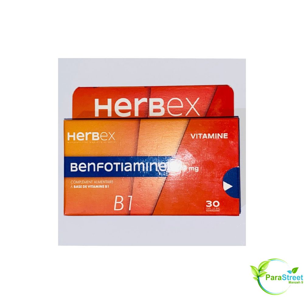 HERBEX BENFOTIAMINE 50MG 30 GELULES