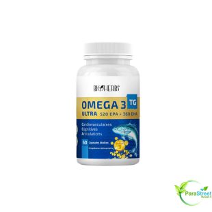 BIOHERBS OMEGA 3 ULTRA TG 60 CAPSULES