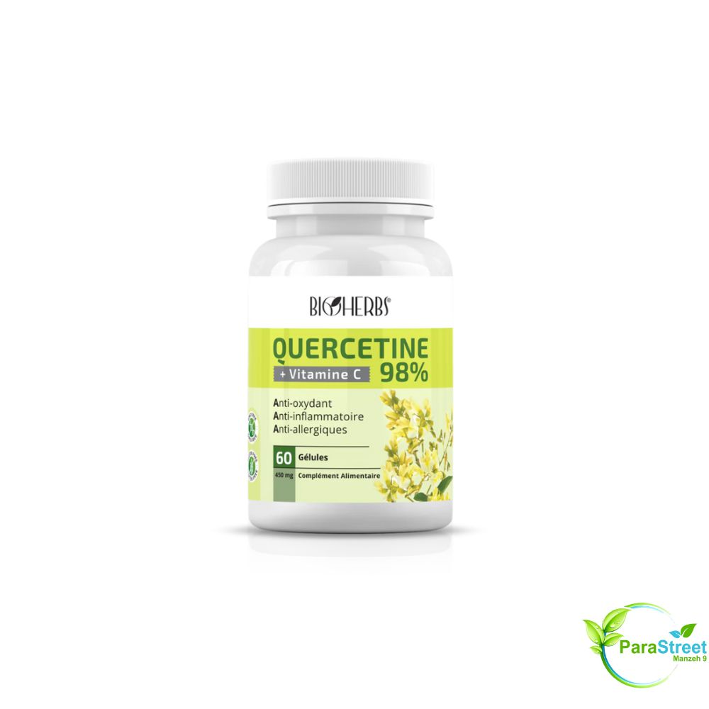 BIOHERBS QUERCETINE 98% 60 GELULES