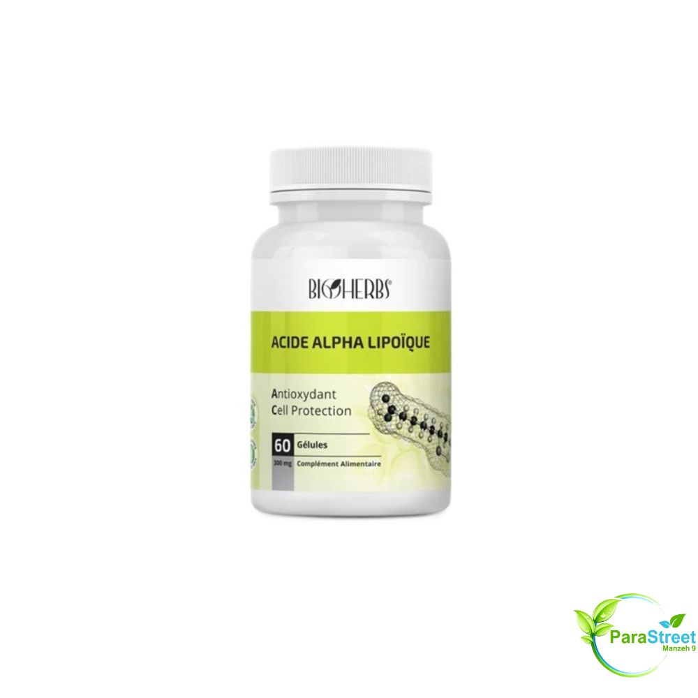 BIOHERBS ACIDE ALPHA LIPOIQUE 60 GELULES