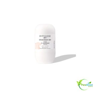 BYPHASSE DEODORANT ROLL ON ANTI TACHES HUILE D'AMANDE DOUCE 50ML