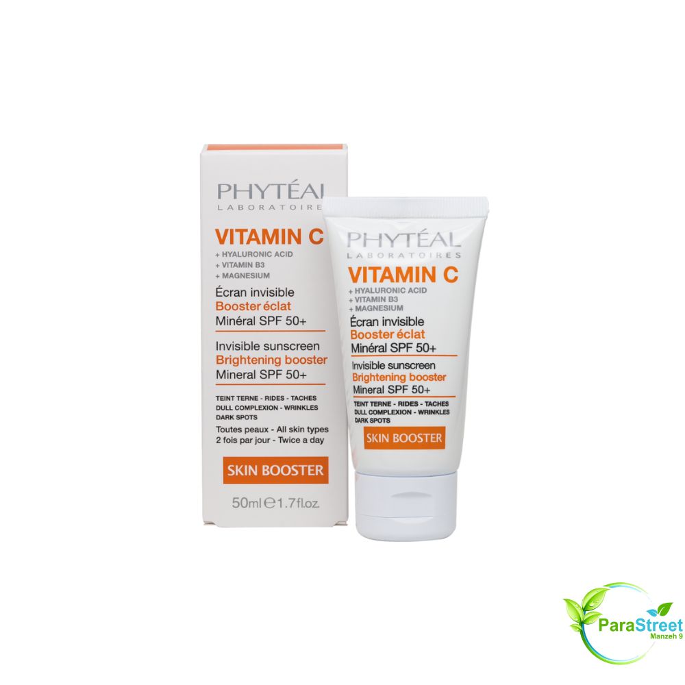 PHYTEAL VITAMINE C ECRAN INVISIBLE SPF 50+ 100% MINERAL 50 ML