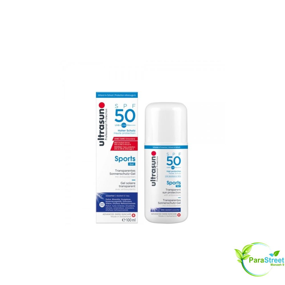 ULTRASUN SPORTS GEL SPF50 100ML