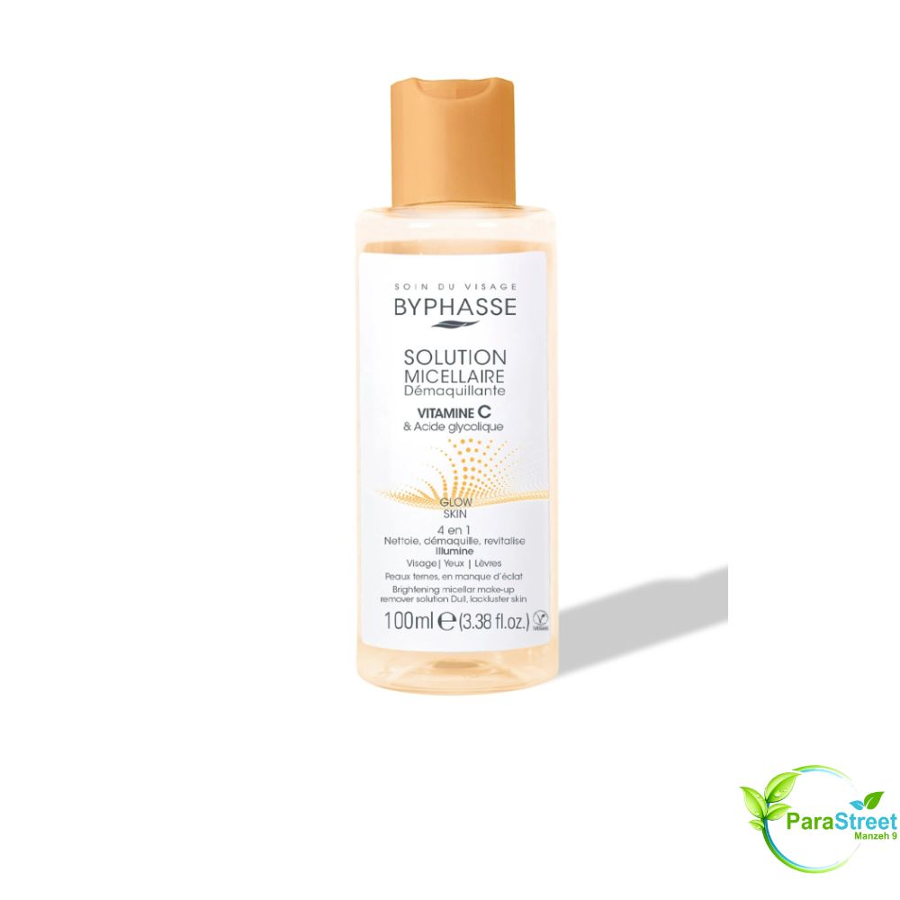 BYPHASSE SOLUTION MICELLAIRE DEMAQUILLANTE VITAMINE C 100ML