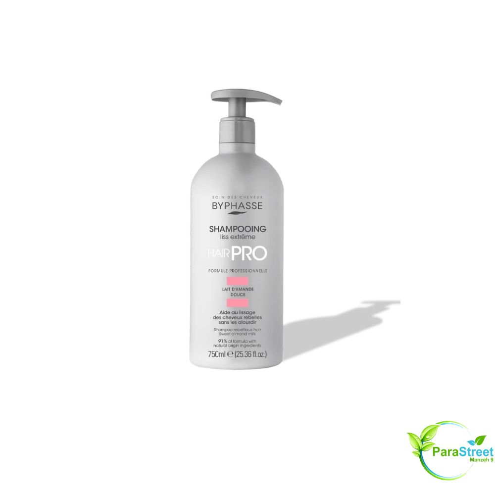 BYPHASSE SHAMPOOING LISS EXTREME CHEVEUX REBELLES 750ML