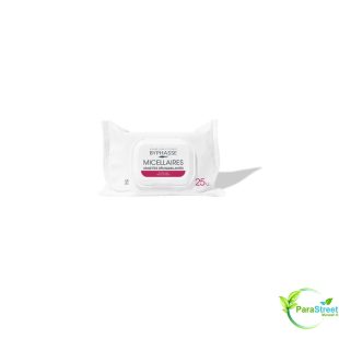 BYPHASSE Lingettes Démaquillantes Micellaires Aloe Vera 25 Unités
