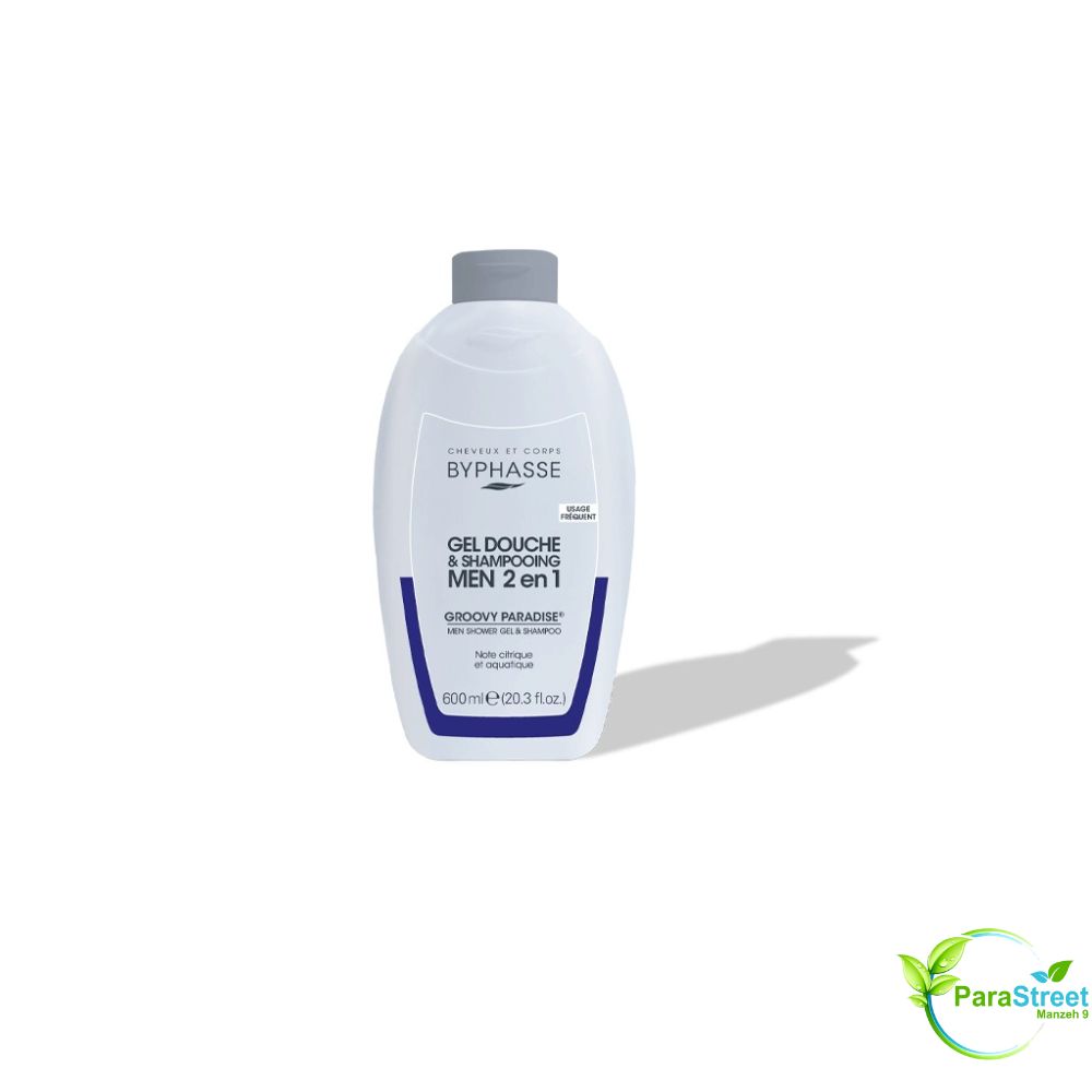 BYPHASSE Gel Douche-Shampooing 2 en 1 Groovy Paradise Men 600 ml