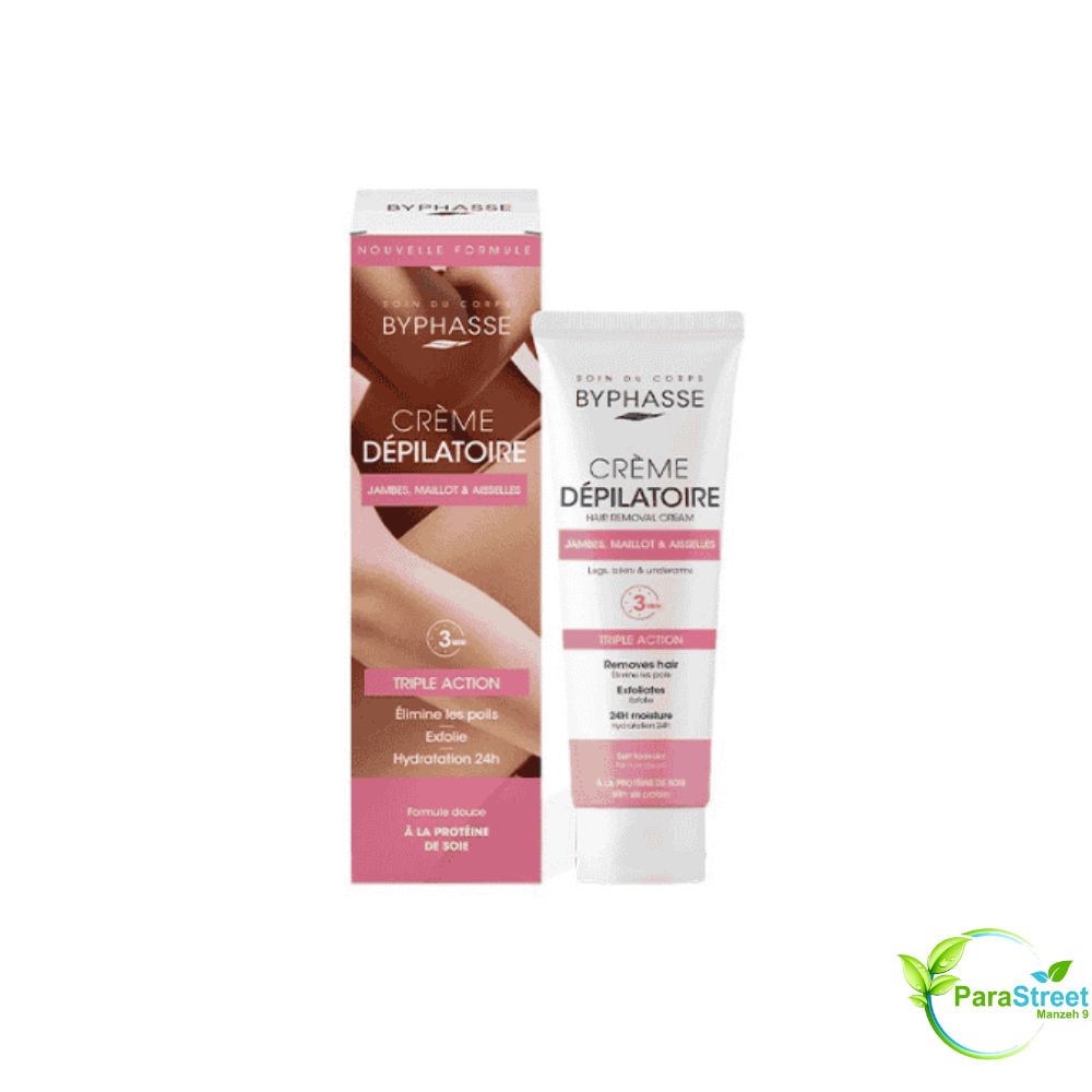 BYPHASSE CREME DEPILATOIRE SILK PROTEIN 125ML