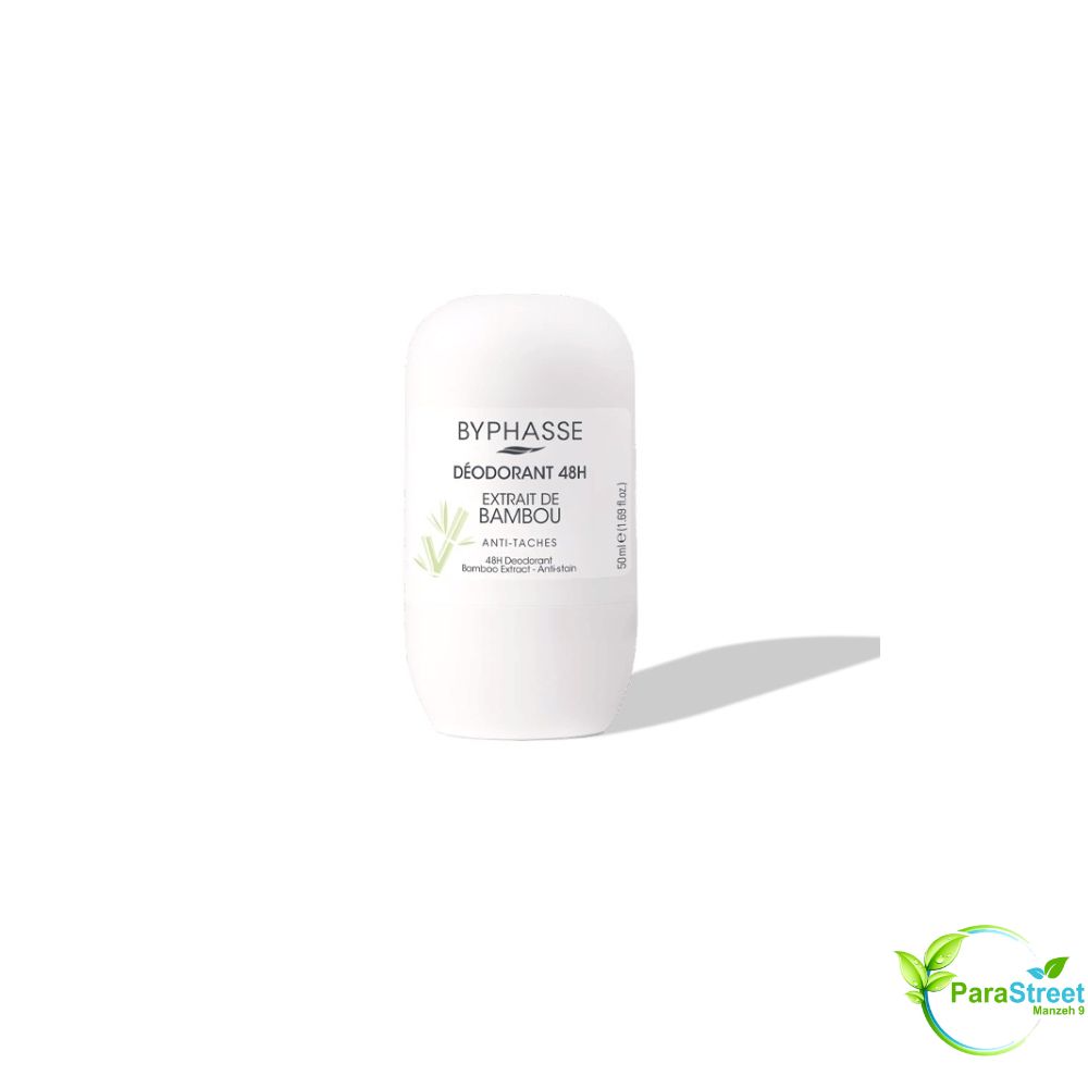 BYPHASSE DEODORANT ROLL ON ANTI TACHES BAMBOU 50ML