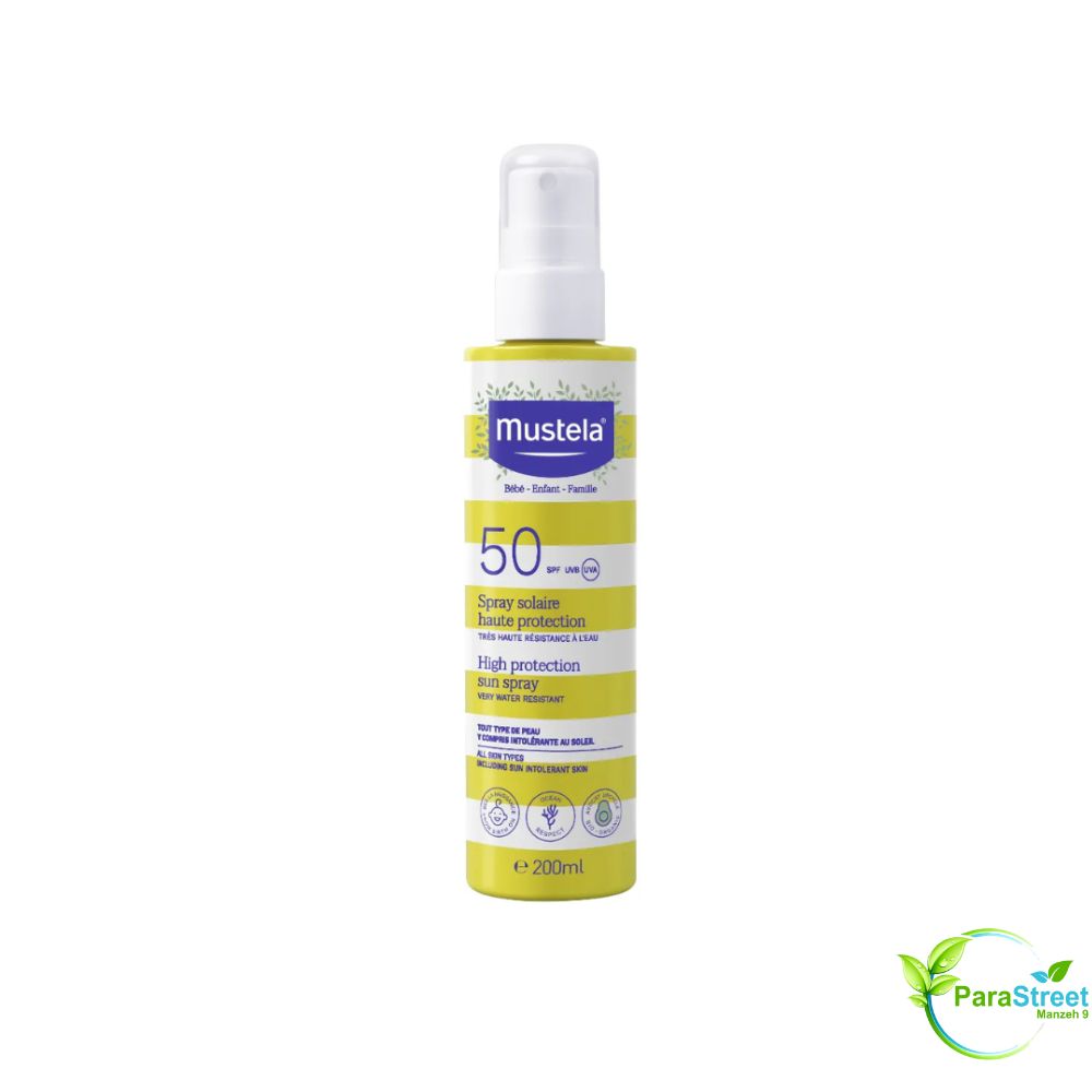 MUSTELA SPRAY SOLAIRE HAUTE PROTECTION SPF50 200ML