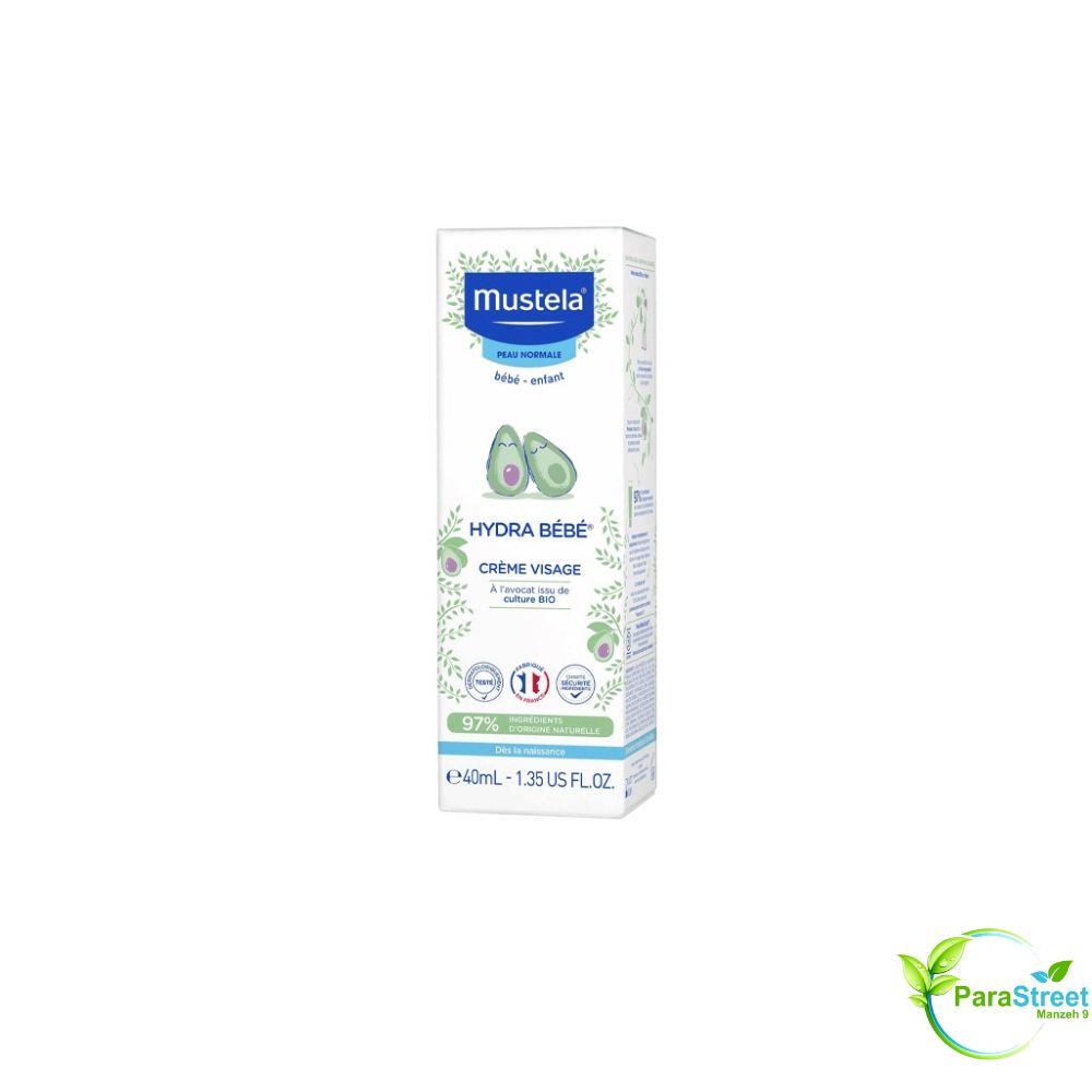 MUSTELA Hydra Bébé Crème Visage 40 ml