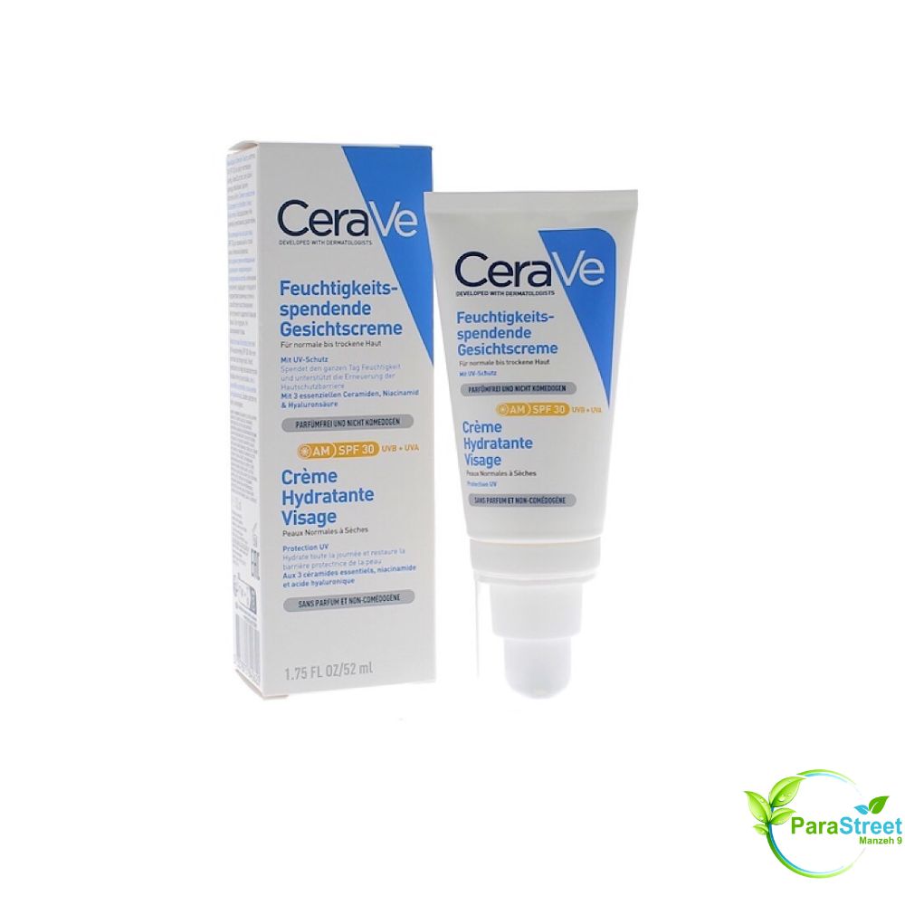 CERAVE CREME JOUR HYDRATANTE SPF30 PEAUX NORMALES A SECHES 52ML