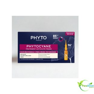 PHYTOCYANE Traitement Anti-Chute Réactionnelle Femme 12 x 5 ml