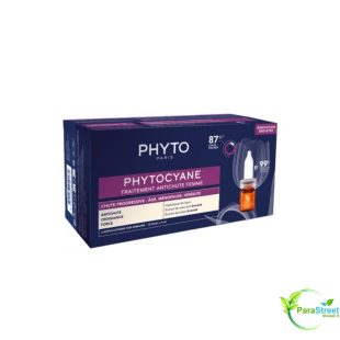 PHYTO PHYTOCYANE Traitement Anti-Chute Progressive Femme 12 x 5 ml