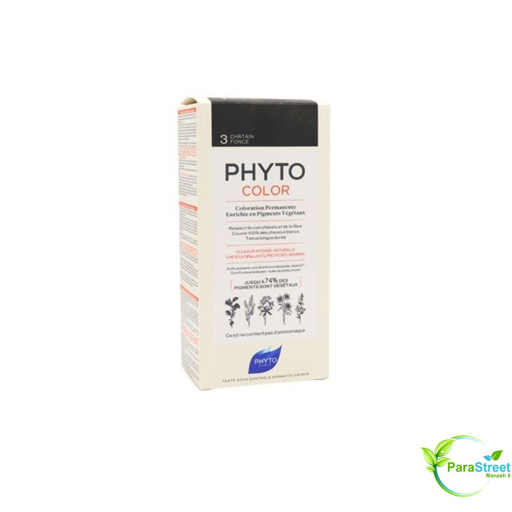 PHYTO PHYTOCOLOR 3 Châtain Foncé