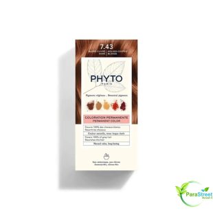 PHYTO PHYTOCOLOR 7.43 Blond Cuivré Doré – 1 Kit