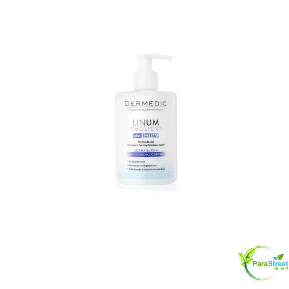 DERMEDIC LINUM ÉMOLLIENT SAVON À MAINS ANTIBACTÉRIEN 300ML