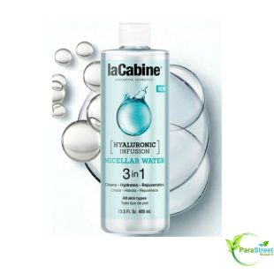 LA CABINE HYALURONIC INFUSION EAU MICELLAIRE 3 EN 1 400 ML