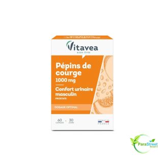 VITAVEA Pépins de Courge 1000 mg 60 Capsules