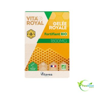VITAVEA Gelée Royale Fortifiant Bio 1800 mg – 10 Ampoules