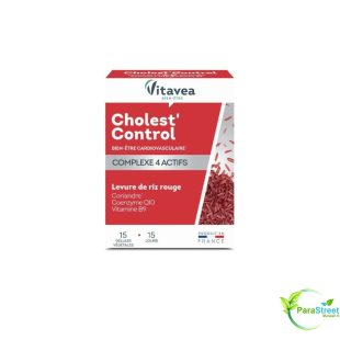 Vitavea Cholest Control Levure de Riz Rouge 15 Gélules
