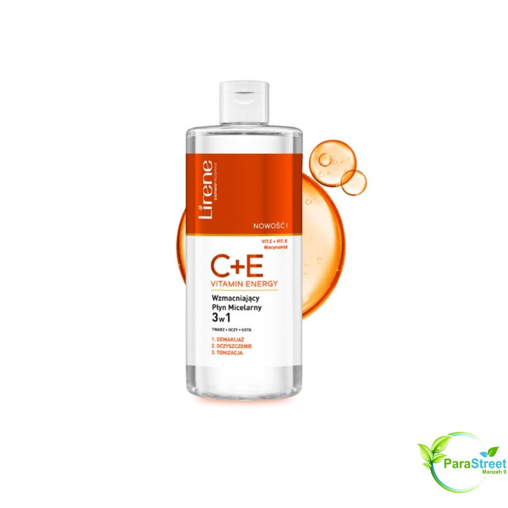 Lirene C+E Vitamin Energy Eau Micellaire 3 en 1 400 ml