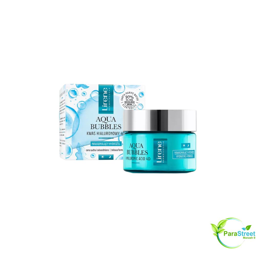 Lirene Aqua Bubbles Hydro Gel Crème Visage Jour et Nuit 50 ml