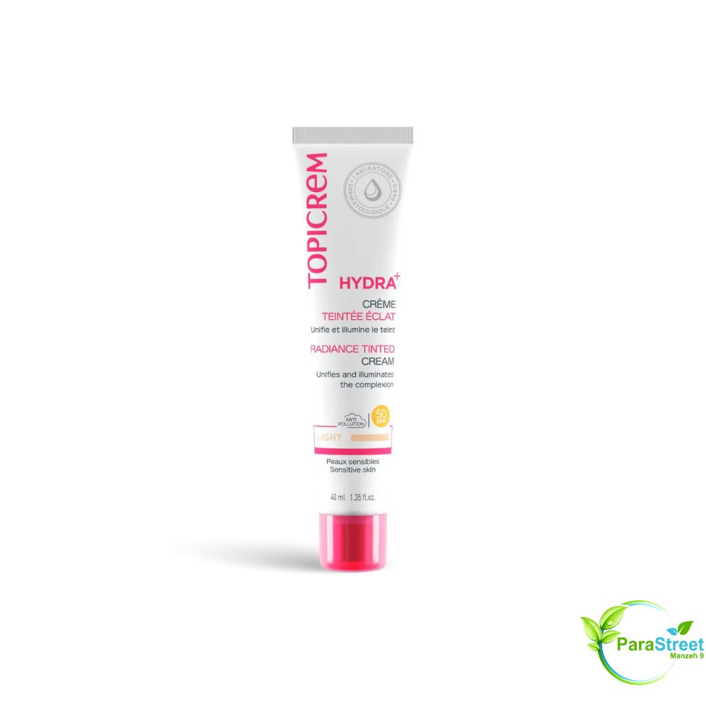 Topicrem Hydra+ Crème Teintée Éclat Light SPF50 40 ml