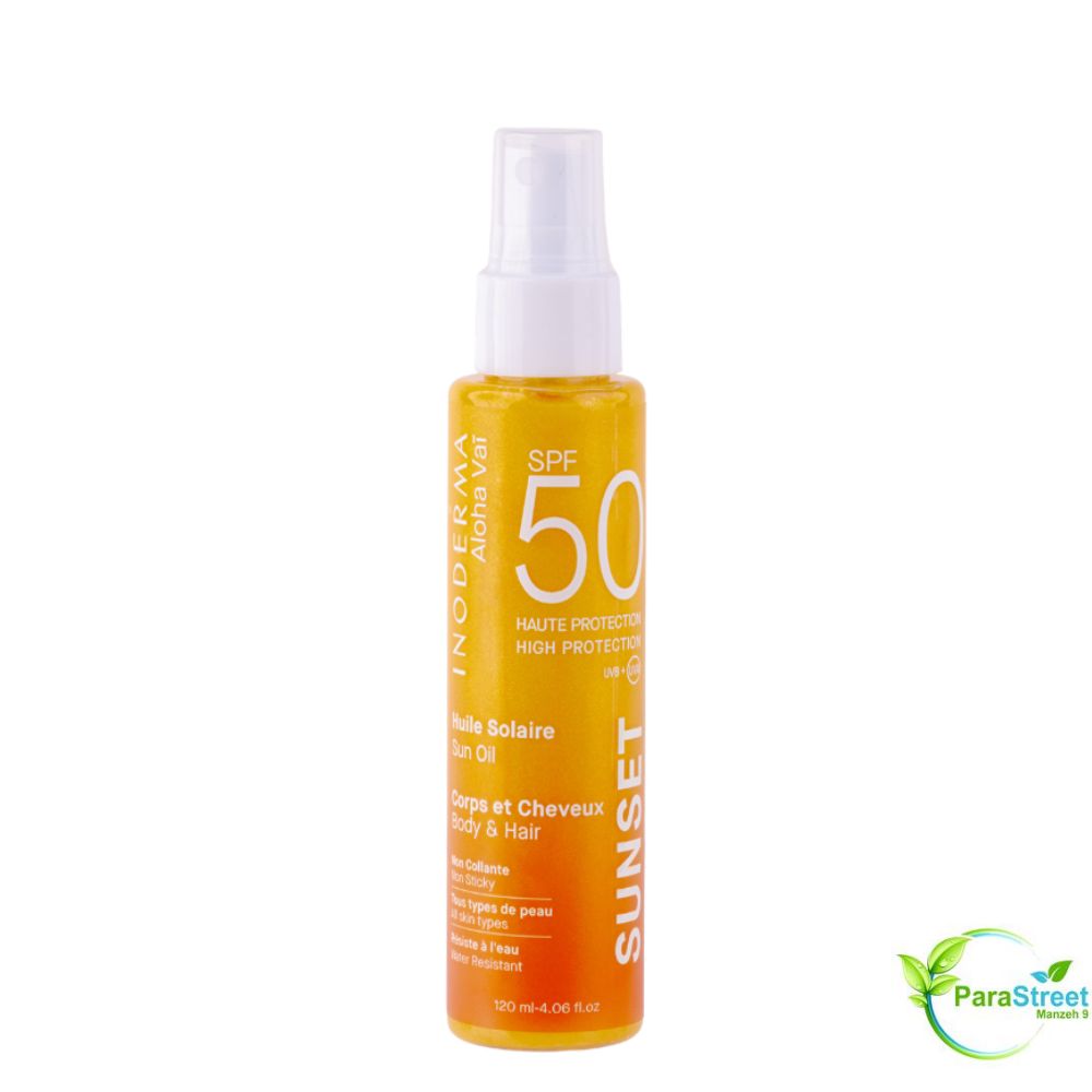 INODERMA ALOHA VAI HUILE SOLAIRE SUNSET 120ML
