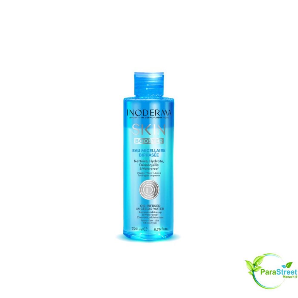 INODERMA EAU MICELLAIRE BIPHASEE SKIN BOOSTER 200 ML