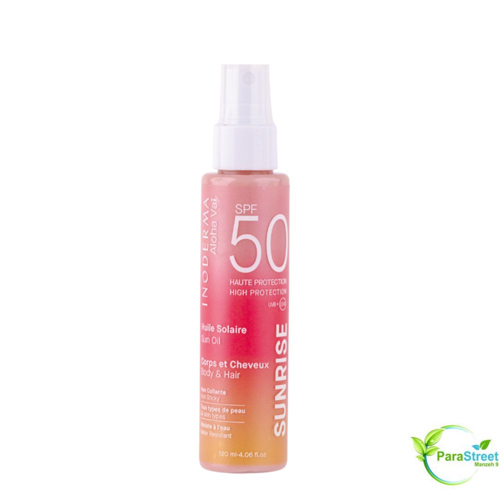 INODERMA ALOHA VAI HUILE SOLAIRE SUNRISE 120ML