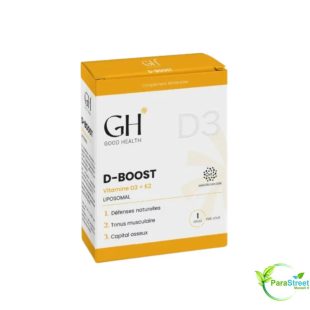 GOOD HEALTH D-BOOST VITAMINE D3+K2 30 GELULES