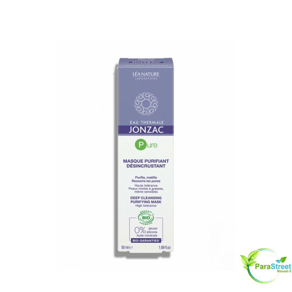 JONZAC PURE Masque Purifiant Désincrustant 50 ml