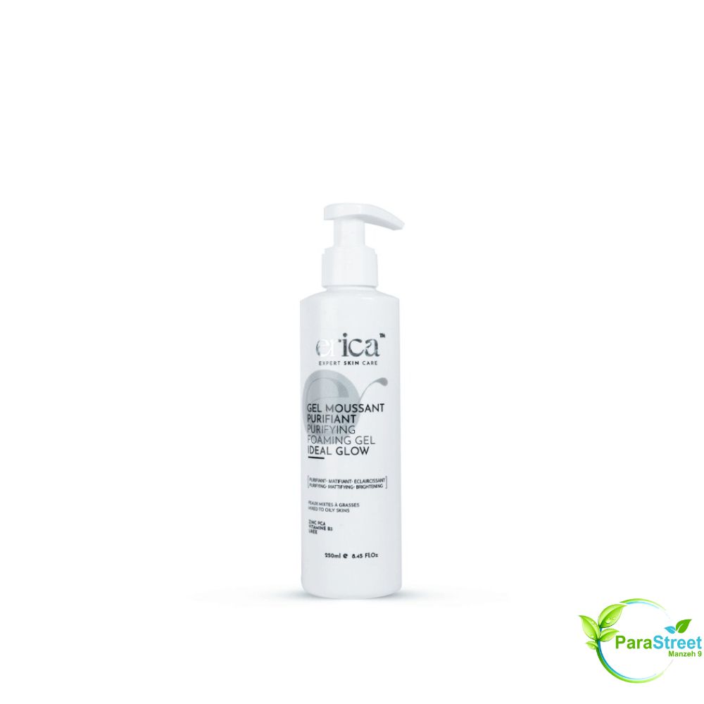ERICA Gel Nettoyant Peaux Mixtes à Grasses 250 ml