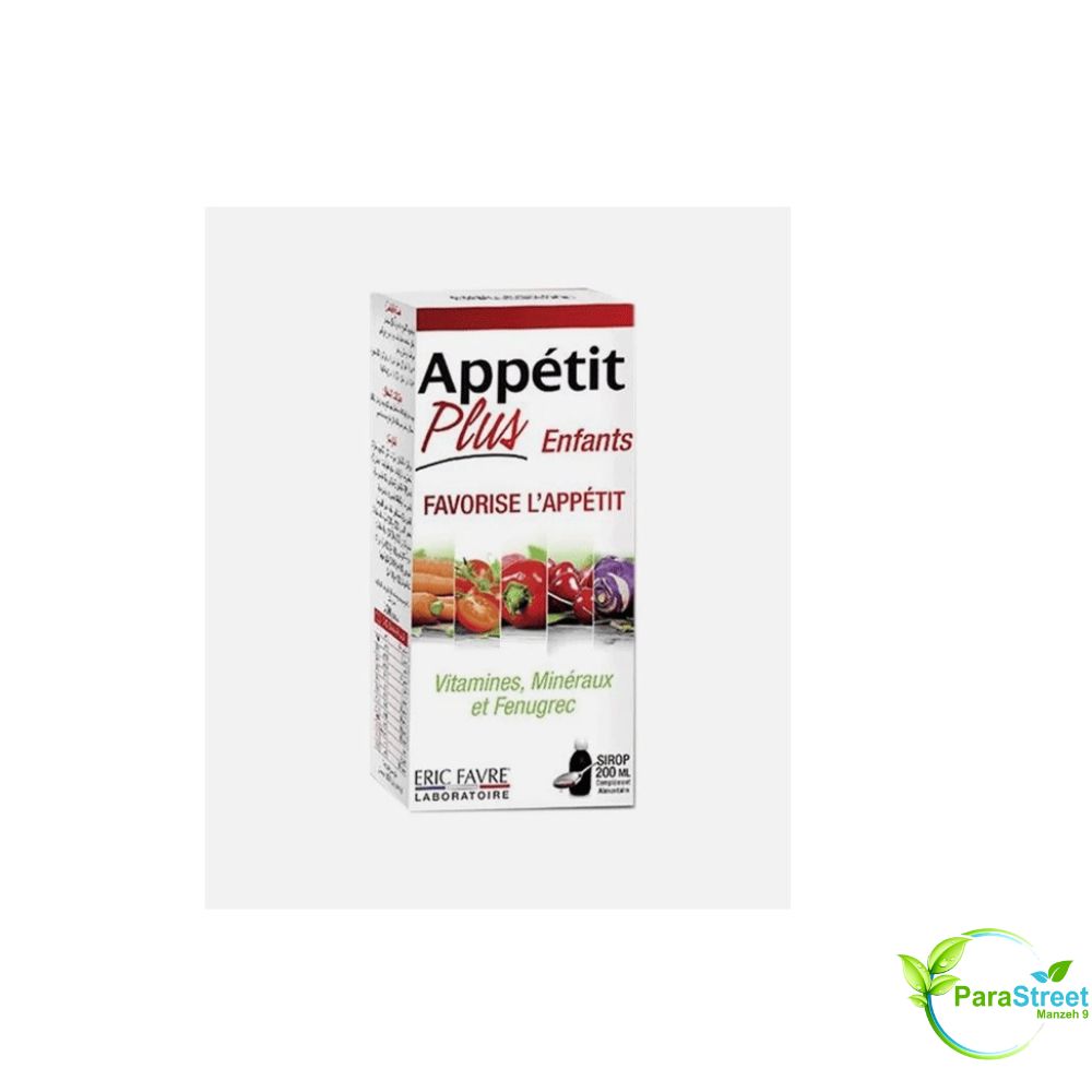 ERIC FAVRE Appétit Plus Enfants Sirop 200 ml