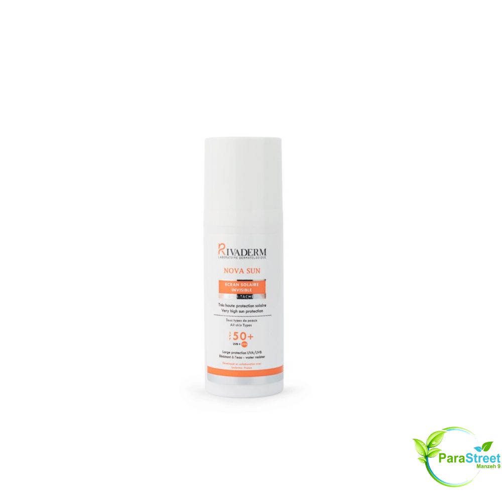 RIVADERM NOVA SUN ECRAN SOLAIRE INVISIBLE SPF50+ 50ML
